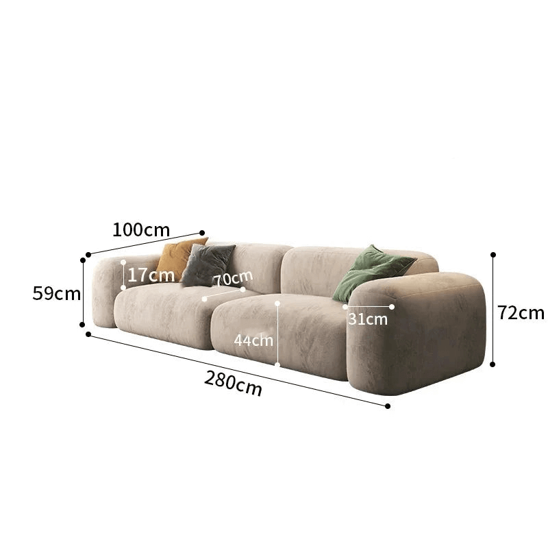 Lazy De Estar Longue Wide Sofa-MinimalisticDecor.com