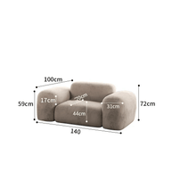 Lazy De Estar Longue Wide Sofa-MinimalisticDecor.com
