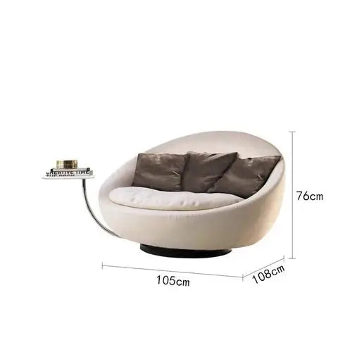 Lazy Sofa Rotatable Sofa Chair-MinimalisticDecor.com