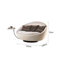 Lazy Sofa Rotatable Sofa Chair-MinimalisticDecor.com