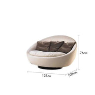 Lazy Sofa Rotatable Sofa Chair-MinimalisticDecor.com