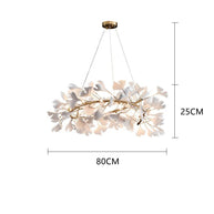 Leaf Chandelier: Stunning Lighting Fixture-MinimalisticDecor.com