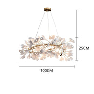 Leaf Chandelier: Stunning Lighting Fixture-MinimalisticDecor.com