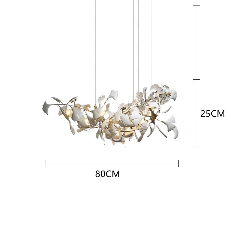Leaf Chandelier: Stunning Lighting Fixture-MinimalisticDecor.com