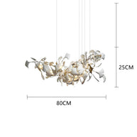 Leaf Chandelier: Stunning Lighting Fixture-MinimalisticDecor.com