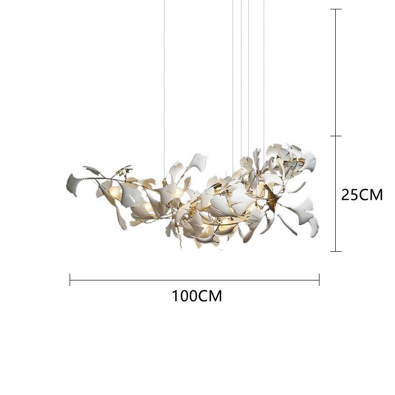 Leaf Chandelier: Stunning Lighting Fixture-MinimalisticDecor.com