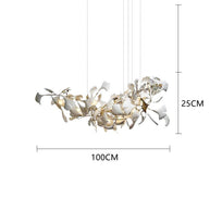 Leaf Chandelier: Stunning Lighting Fixture-MinimalisticDecor.com