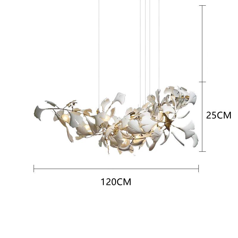 Leaf Chandelier: Stunning Lighting Fixture-MinimalisticDecor.com