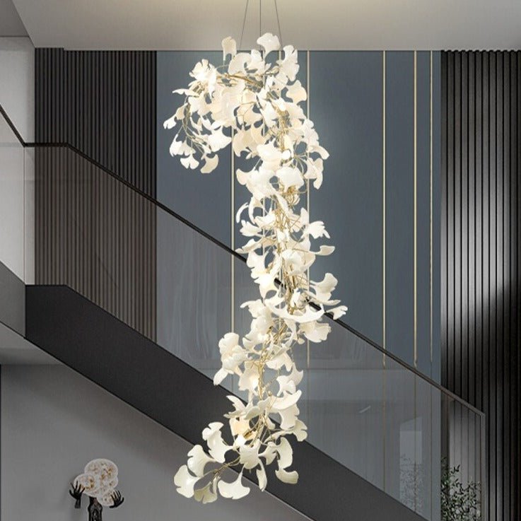 Leaf Chandelier: Stunning Lighting Fixture-MinimalisticDecor.com