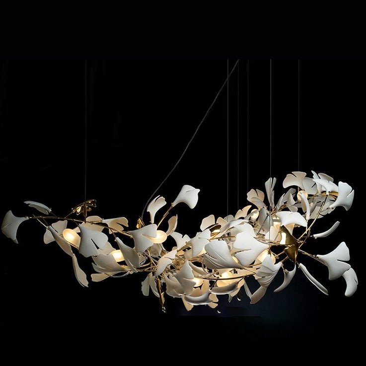 Leaf Chandelier: Stunning Lighting Fixture-MinimalisticDecor.com