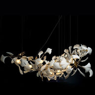 Leaf Chandelier: Stunning Lighting Fixture-MinimalisticDecor.com