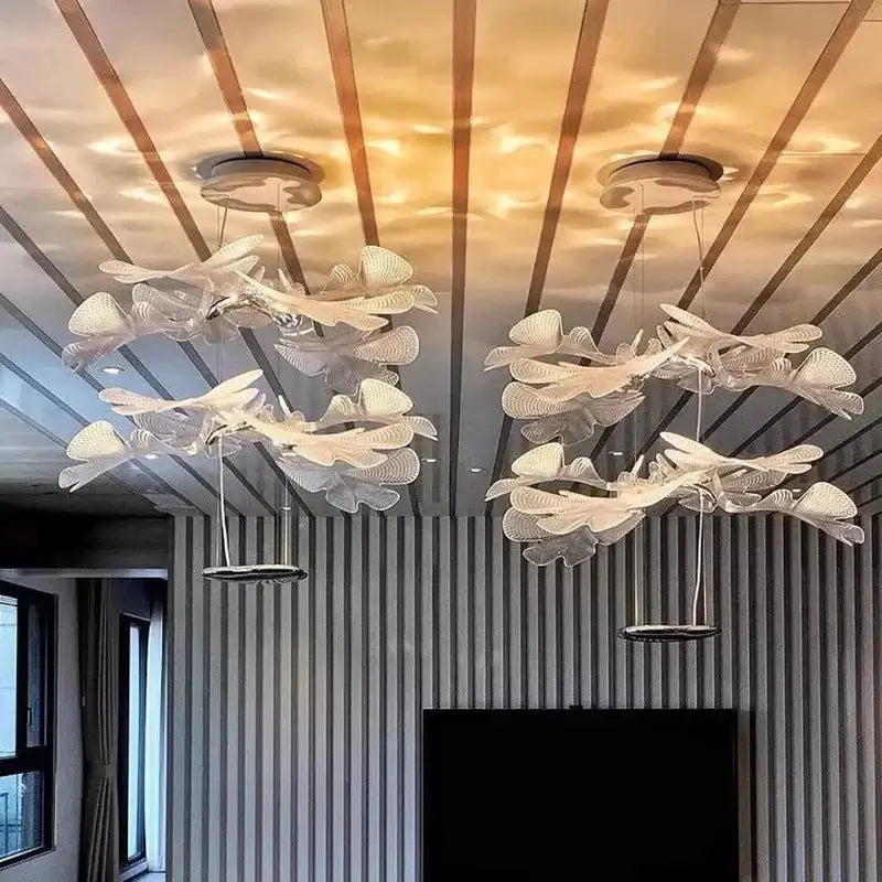 Leaves Petals Unique Style Designer Chandelier Lighting-MinimalisticDecor.com