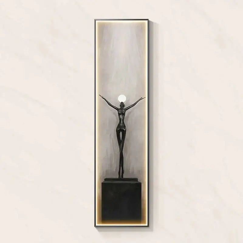 LED Abstract Lady Art Wall Lamp for Home Decoration-MinimalisticDecor.com