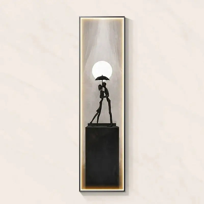 LED Abstract Lady Art Wall Lamp for Home Decoration-MinimalisticDecor.com