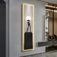 LED Abstract Lady Art Wall Lamp for Home Decoration-MinimalisticDecor.com