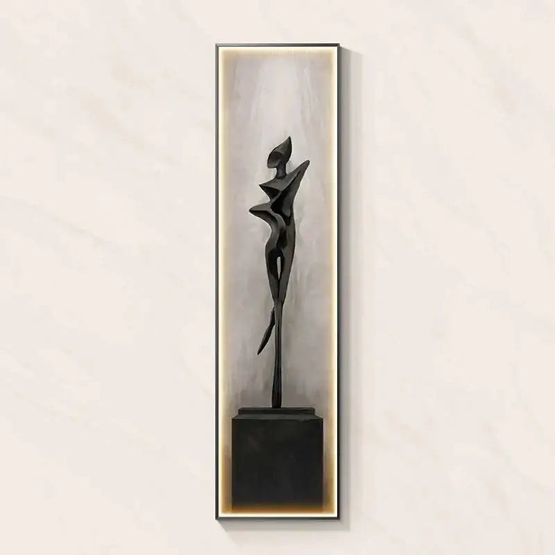 LED Abstract Lady Art Wall Lamp for Home Decoration-MinimalisticDecor.com