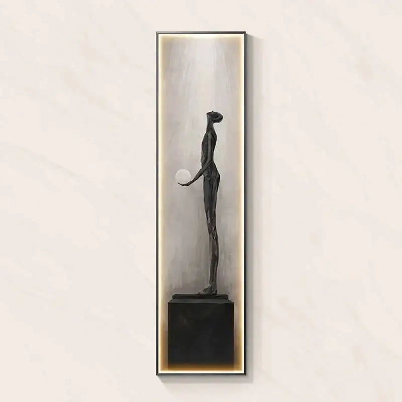LED Abstract Lady Art Wall Lamp for Home Decoration-MinimalisticDecor.com
