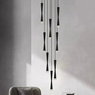 LED Attic Bend Tubes Chandelier Lighting-MinimalisticDecor.com