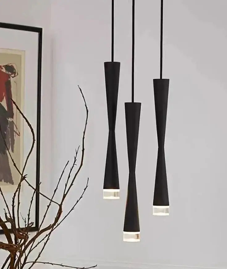LED Attic Bend Tubes Chandelier Lighting-MinimalisticDecor.com