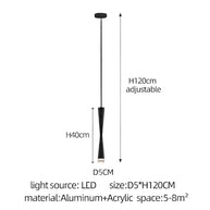 LED Attic Bend Tubes Chandelier Lighting-MinimalisticDecor.com