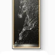LED Horse Painting - Italian Abstract Decoration-MinimalisticDecor.com