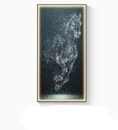 LED Horse Painting - Italian Abstract Decoration-MinimalisticDecor.com