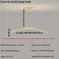 LED Long Chandelier for Dining Room, Kitchen-MinimalisticDecor.com