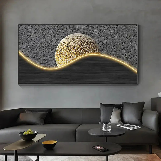 LED Moon Wall Hanging Lamp - Creative and Modern Design-MinimalisticDecor.com