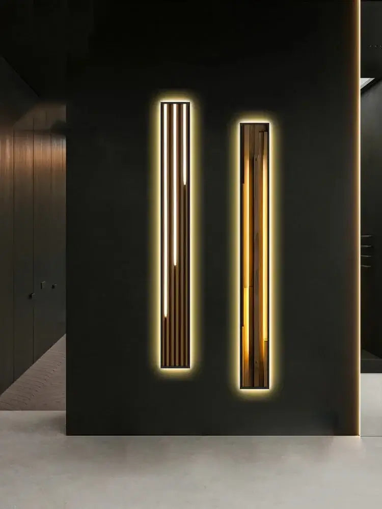 LED Panel Wall Lamp - Abstract Porch Art-MinimalisticDecor.com