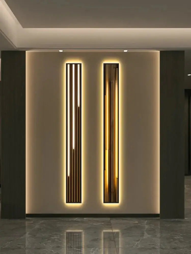 LED Panel Wall Lamp - Abstract Porch Art-MinimalisticDecor.com