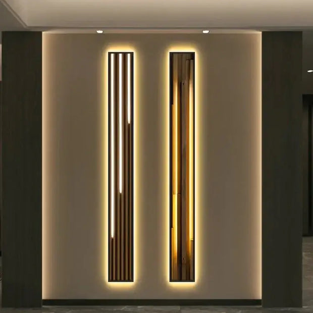 LED Panel Wall Lamp - Abstract Porch Art-MinimalisticDecor.com