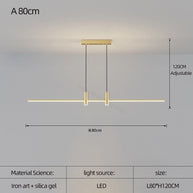 LED Strip Line Chandelier Light-MinimalisticDecor.com