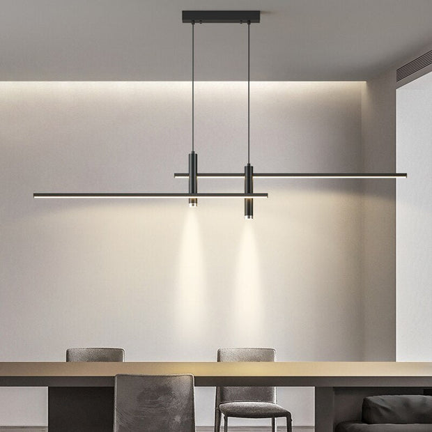 LED Strip Line Chandelier Light-MinimalisticDecor.com