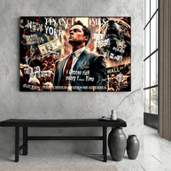 Leonardo DiCaprio - Wolf of Wall Street Canvas Wall Art-MinimalisticDecor.com