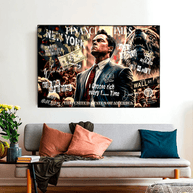 Leonardo DiCaprio - Wolf of Wall Street Canvas Wall Art-MinimalisticDecor.com