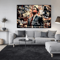 Leonardo DiCaprio - Wolf of Wall Street Canvas Wall Art-MinimalisticDecor.com