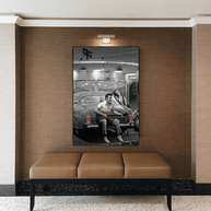 Let's Ride Together: Elvis and Marilyn Canvas Wall Art-MinimalisticDecor.com
