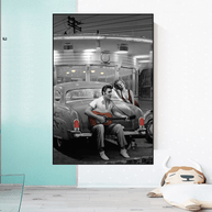 Let's Ride Together: Elvis and Marilyn Canvas Wall Art-MinimalisticDecor.com