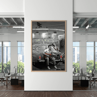 Let's Ride Together: Elvis and Marilyn Canvas Wall Art-MinimalisticDecor.com