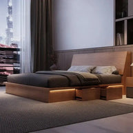 Letto Double Bed Frame Set-MinimalisticDecor.com