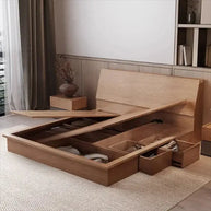 Letto Double Bed Frame Set-MinimalisticDecor.com