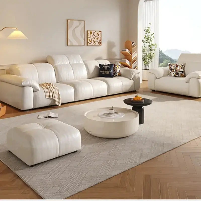 Letto Reclining Sectional Leather Sofa - Remote Controlled-MinimalisticDecor.com