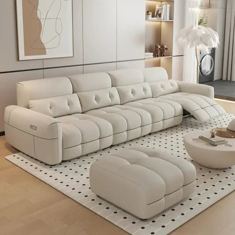 Letto Soft Lazy Reclining Loveseat Sectional Sofa-MinimalisticDecor.com