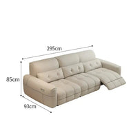Letto Soft Lazy Reclining Loveseat Sectional Sofa-MinimalisticDecor.com