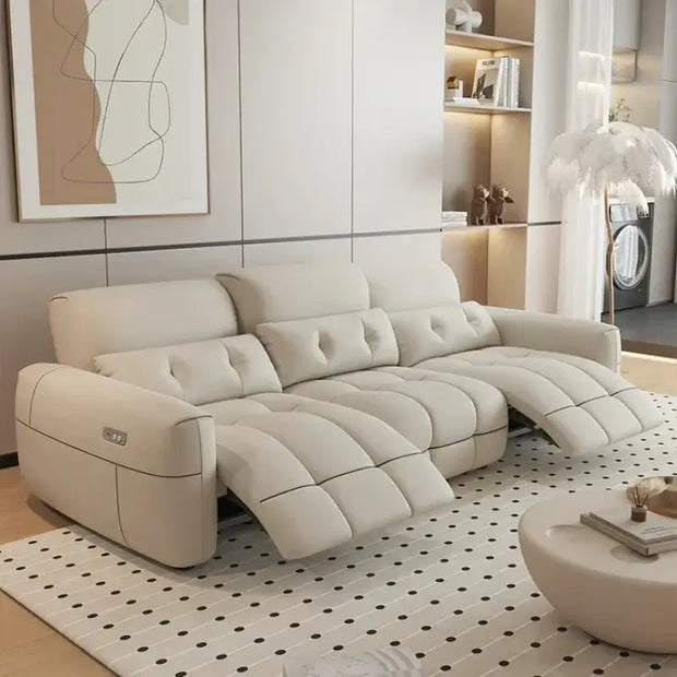 Letto Soft Lazy Reclining Loveseat Sectional Sofa-MinimalisticDecor.com