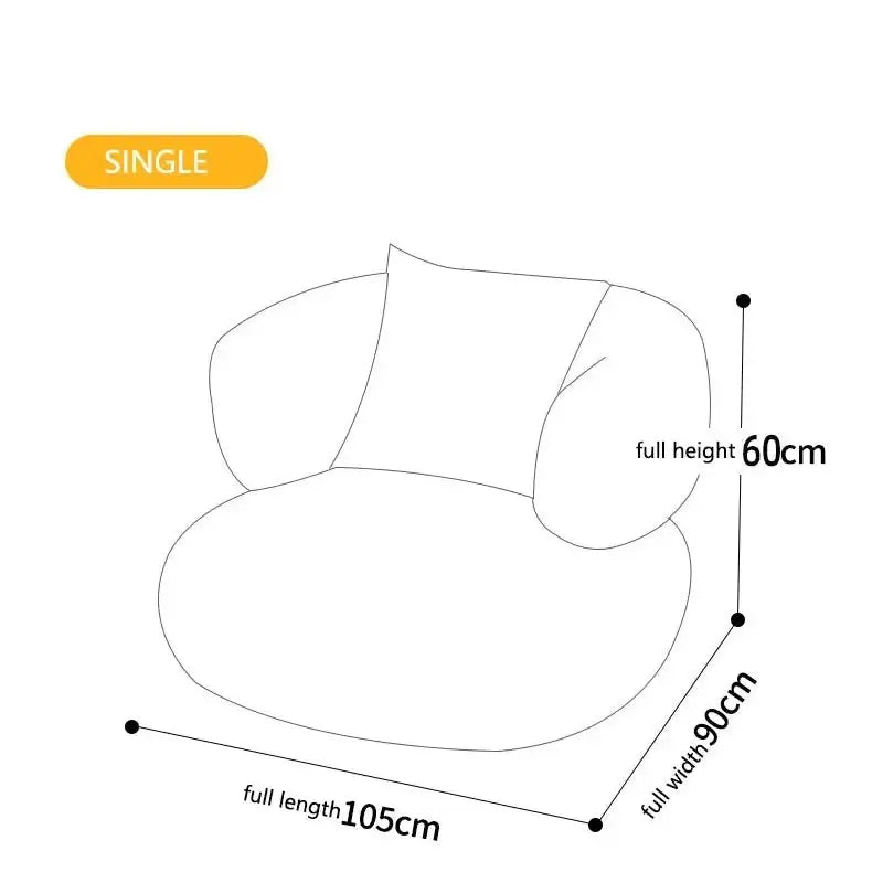 Linear Nordic Style Designer Sofa Set-MinimalisticDecor.com