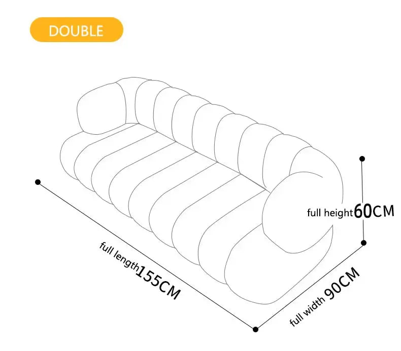 Linear Nordic Style Designer Sofa Set-MinimalisticDecor.com