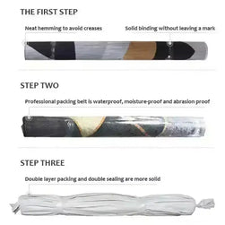 Linear Ripples 3D Diatom Silk Rugs for Living Room-MinimalisticDecor.com