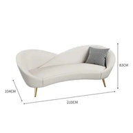 Lip Petals Designer Italian Sofa Set-MinimalisticDecor.com