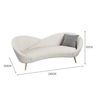 Lip Petals Designer Italian Sofa Set-MinimalisticDecor.com